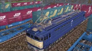 新VRM3★リバーシブル貨物レイアウト完成40　EF64 1000ヤード7番線