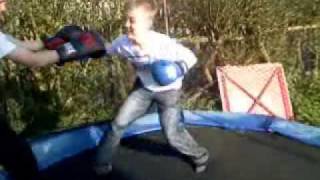 Trampoline Boxing Fight 1
