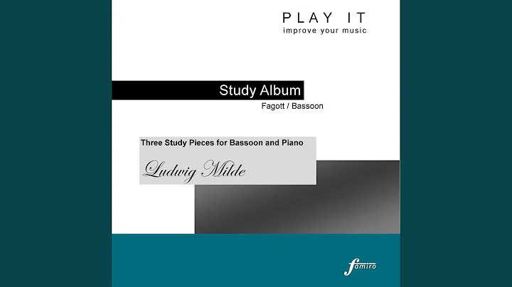 Three Study Pieces for Bassoon and Piano: No. 1, A...