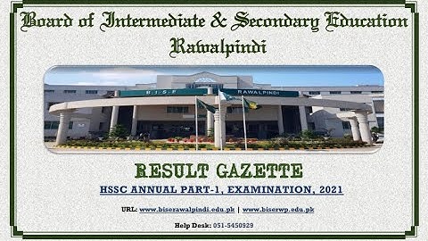 1st year Gazette 2021 Rawalpindi board Download |Rawalpindi Board| 11Class Result| |Punjab Board|