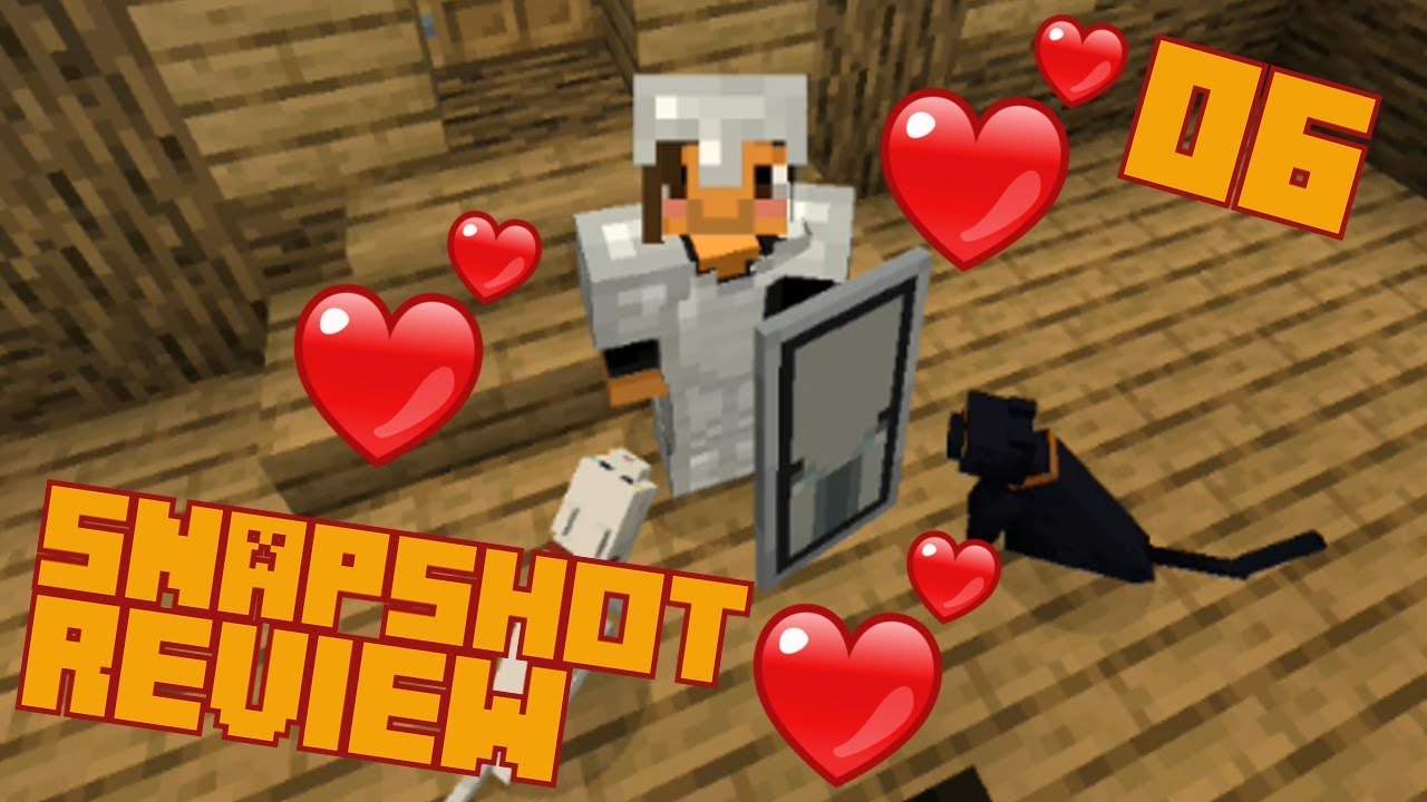 ❤️ Minecraft 1.14 Snapshot Review: Ep. 6, Taming New Cats! (19w12a)