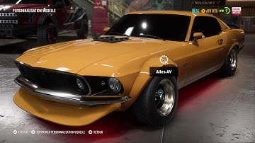 Need For Speed Payback - Ford Mustang Boss 302 - Customization