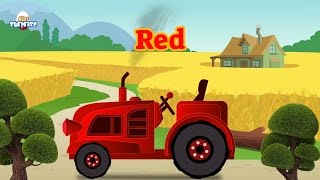 tractor learning colors in farm with Old MacDonald song
