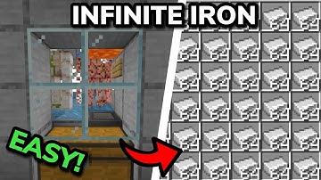 EASY 1.21 COMPACT IRON FARM TUTORIAL in Minecraft Bedrock (MCPE/Xbox/PS/Switch/PC)