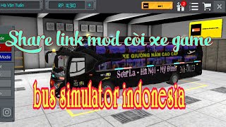 Share link mod còi xe game bus simulator indonesia