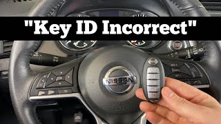 How To Start A 2017  2022 Nissan Rogue With Key ID Incorrect  Dead Remote Fob Battery Not Detected