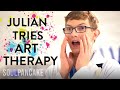 Julian's Art Therapy Session! | The Science of Happiness