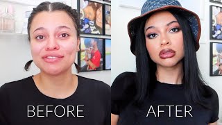 HOW I BEAT THIS FACE LIKE A PRO (CATFISH GRWM LOL)