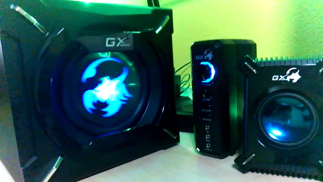 Genius SW G2 1 2000 Bass Subwoofer test