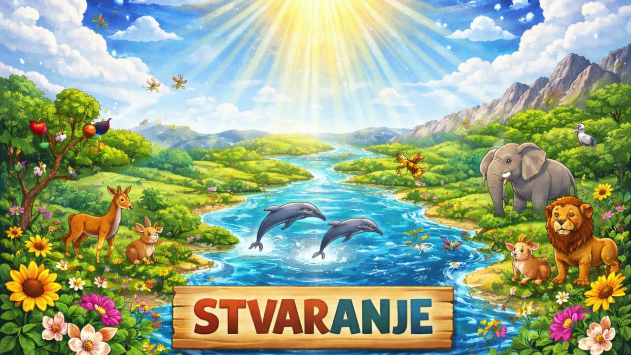 Stvaranje svijeta – Biblijska priča za djecu prije spavanja