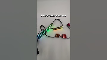 ‼️🚨New Ford Bronco illuminated emblems now available for preorder 🔥 🛒 Rgbalokits.com 🤔comment bel