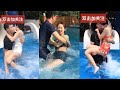 【Funny Video】 水上乐园救生员的日常工作，请问这里还招人吗？ 美女美腿小姐姐，people Doing Funny and Stupid Things