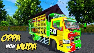 UPDATE LIVERY OPPA MUDA CANTER HSD | BUSSIDV3.3.3