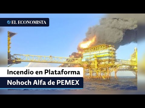 Incendio en PEMEX: seis heridos tras emergencia en plataforma Nohoch Alfa en Campeche