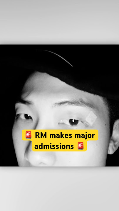 🚨 BTS’ RM makes major admissions 😳 #bts #rm