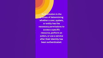 Authentication and Authorization #security #authenticity #developer
