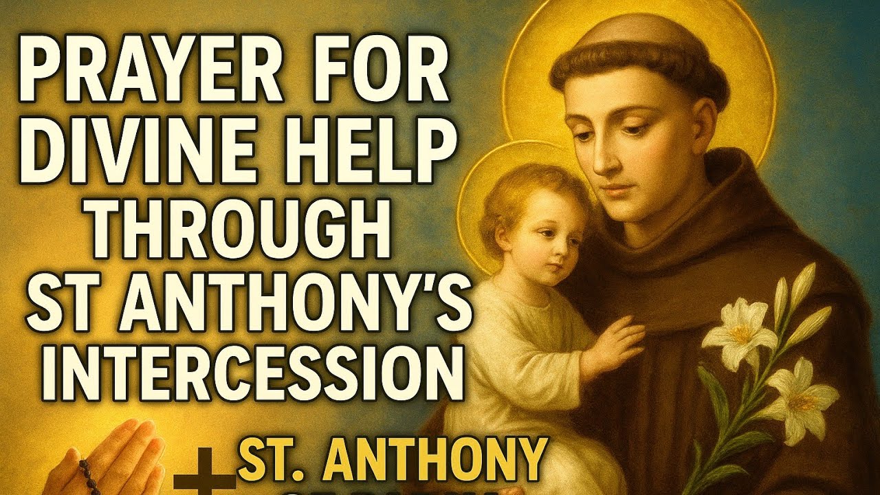 🙏✨ URGENT MIRACLE PRAYER TO SAINT ANTHONY OF PADUA FOR IMPOSSIBLE CASES|RECEIVE YOUR MIRACLE TODAY 🙏