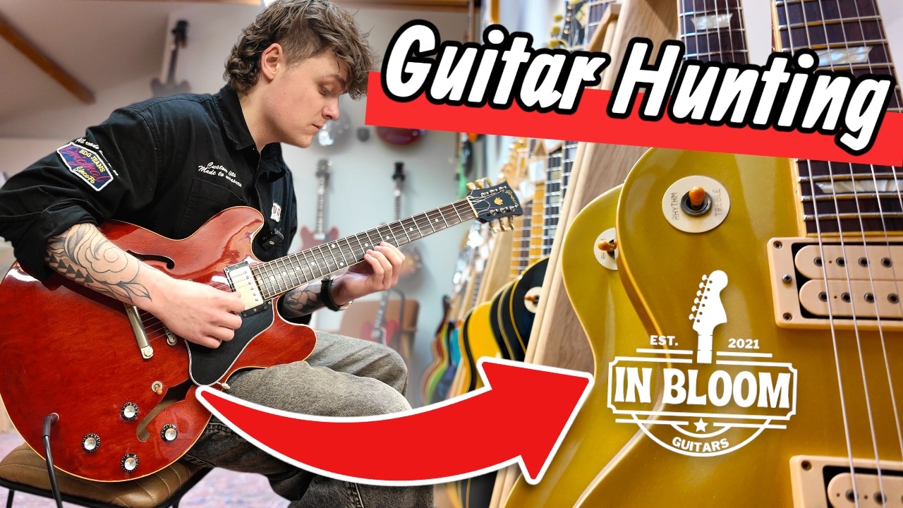 Поиск гитар в магазине In Bloom Guitars!! | Видеоблог