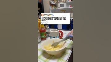 Tactical radio operators what communication method did you devise. #reddit