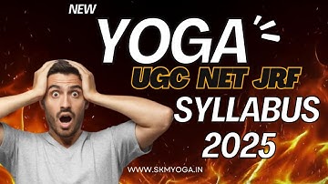 #yoga #netjrf #2025 #updated #syllabus | YOGA NET JRF SYLLABUS 2025 | HOW TO PREPARE FOR YOGA NET