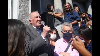 Emocionante Sergio Navarro Se Despide De Leonel Sánchez En El Cementerio 2022