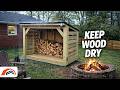 The Right Way To Store Firewood Outdoors 