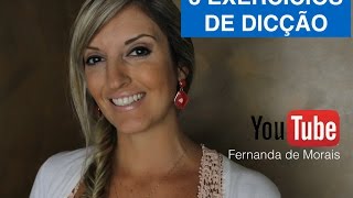 3 EXERCÍCIOS PARA MELHORAR A DICÇÃO