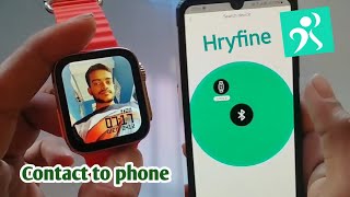 hryfine app se watch kaise connect kare| hryfine app how to use wallpaper screenshot 3