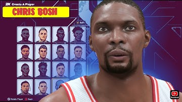 CHRIS BOSH NBA 2K26 NEXT GEN FACE CREATION 
