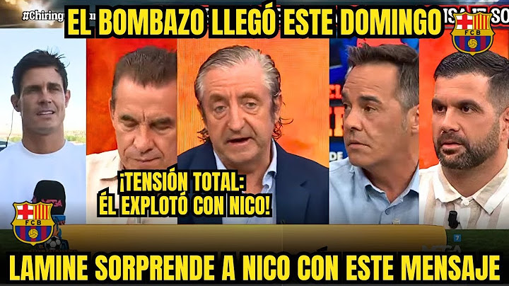 💥¡BOMBAZO! ¡LAMINE ESTALLA CONTRA NICO WILLIAMS! EL CHIRINGUITO CONTÓ TODO BARCELONA HOY