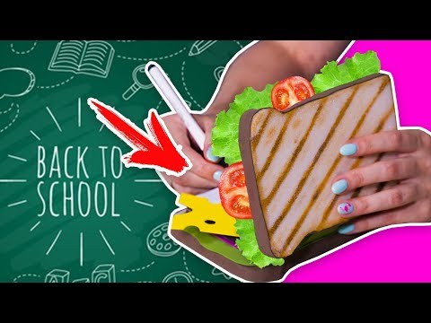 DIY Сквиши блокнот / МЕГА сэндвич / канцелярия СВОИМИ РУКАМИ / Back to school 🐞 Afinka