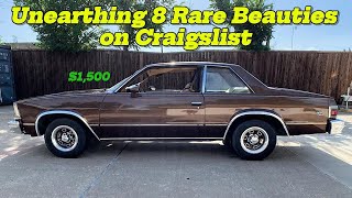 From Craigslist to Classic Car Reviews Unearthing 8 Rare Beauties | for Sale by Owner!