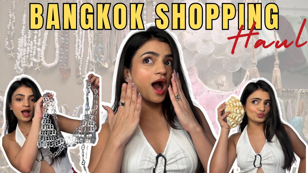 SHOPPED so much that i had to pay for extra luggage!🇹🇭💰