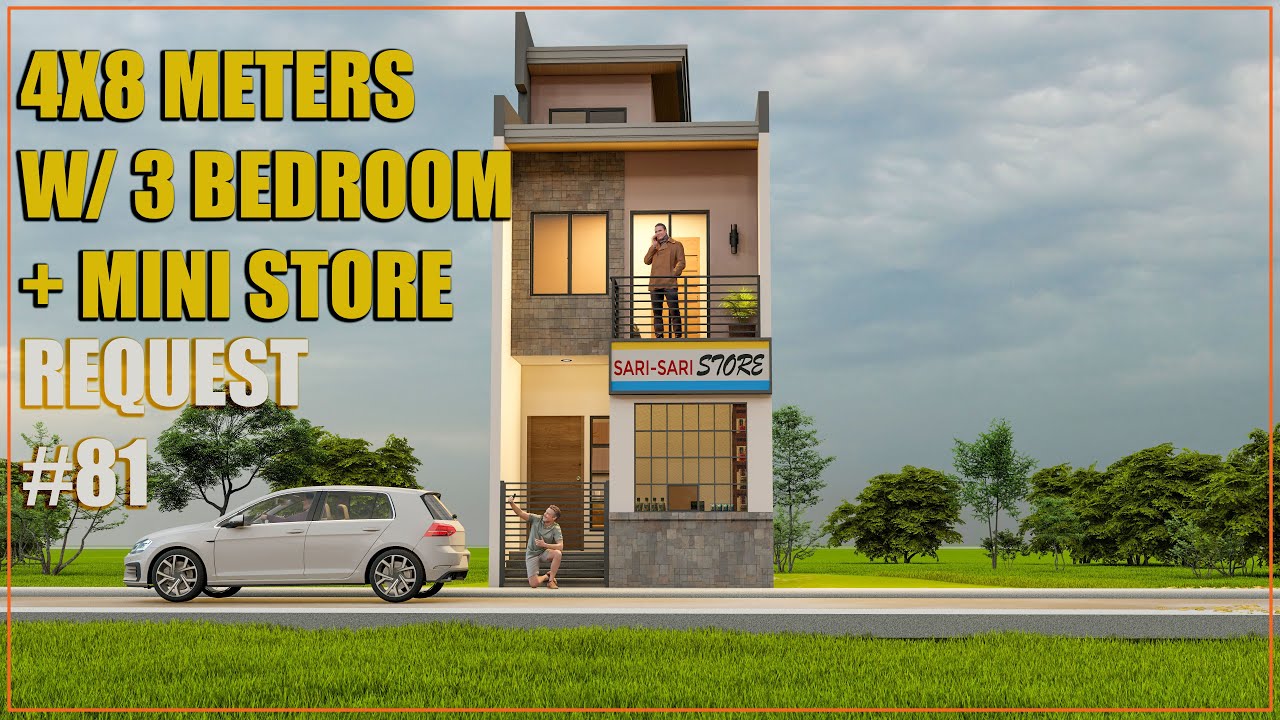 4X8 METERS 3 BEDROOM W/ SARI SARI STORE (REQUEST #81)