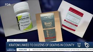 31 deaths linked to kratom in San Diego County since 2023