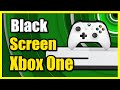 How to fix black screen or no signal on xbox one console easy tutorial