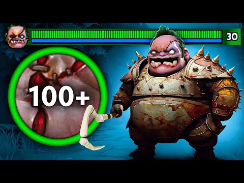 Видео: 13000 HP Pudge +600 Strength 