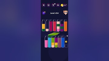 Ball sort puzzle level 454 #walkthrough #getcolor