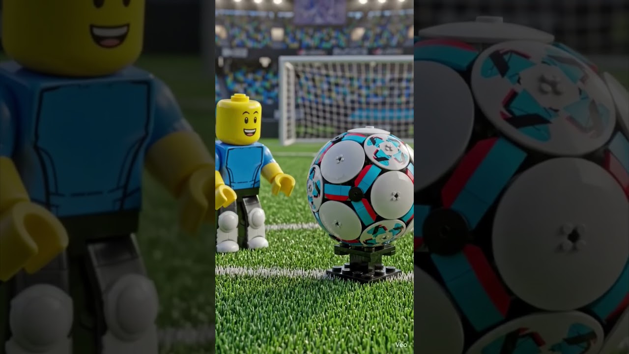 ⚽ Roblox Kicks It… Then a LEGO Soccer Ball Appears! 😱🏆 #shorts