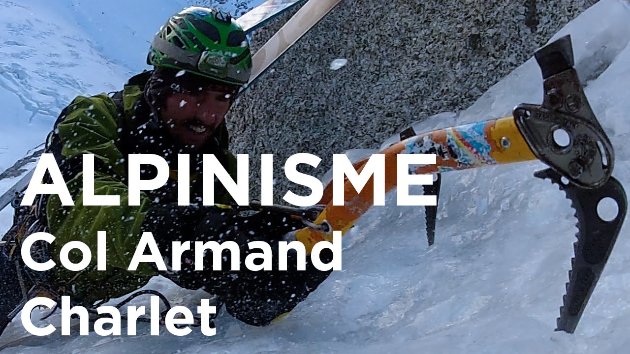 Goulotte Vivagel Col Armand Charlet Chamonix Mont-Blanc montagne alpinisme