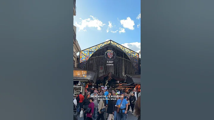 Come with me to Mercado de La Boqueria | Barcelona, Spain travel #barcelonaspain