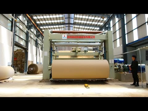 Daur Ulang Kertas Sampah |3600mm 250TPD Kraft Paper |Kertas Fluting |Jalur Produksi Kertas Bergelombang