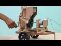 How to Make A Diesel Engine Generator Science project |Mini plywood Diesel Generator |motorGenerator