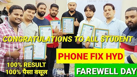 #27th_JUNE_BATCH_CERTIFICATE_DISTRIBUTE_& _ENJOYING_LAST_DAY || MUST WATCH || @PHONE FIX HYD