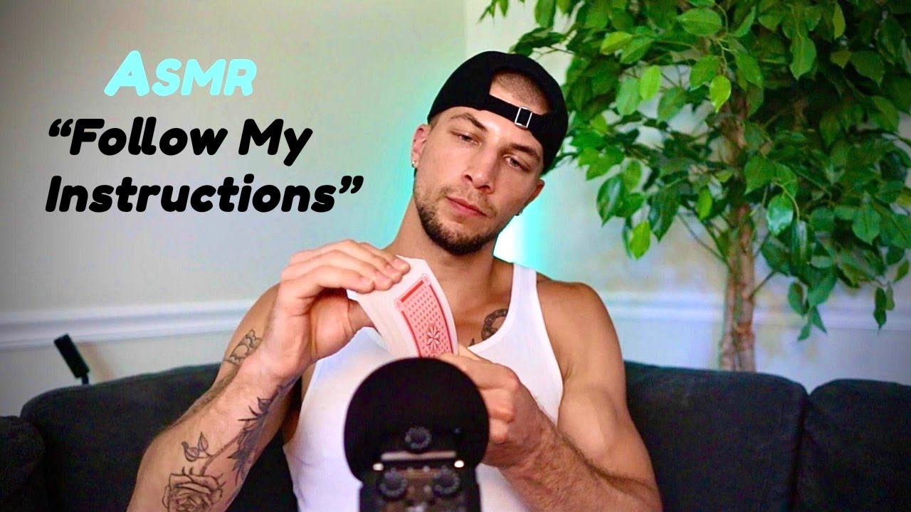 ASMR Follow My Instruction to Guess the Trigger | Male ASMR for Sleep