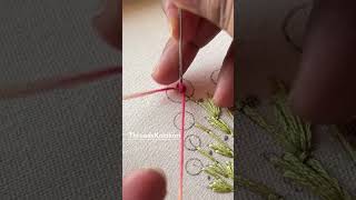 Hand Embroidery Designs Flower Pattern | Beginner Friendly Tutorial | Stem Stitch