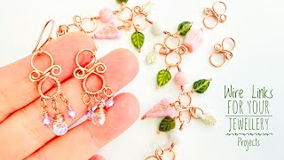 💫 Transform Wire Into Beautiful Jewelry Links | Wire Wrapping Tutorial For Beginners 💫
