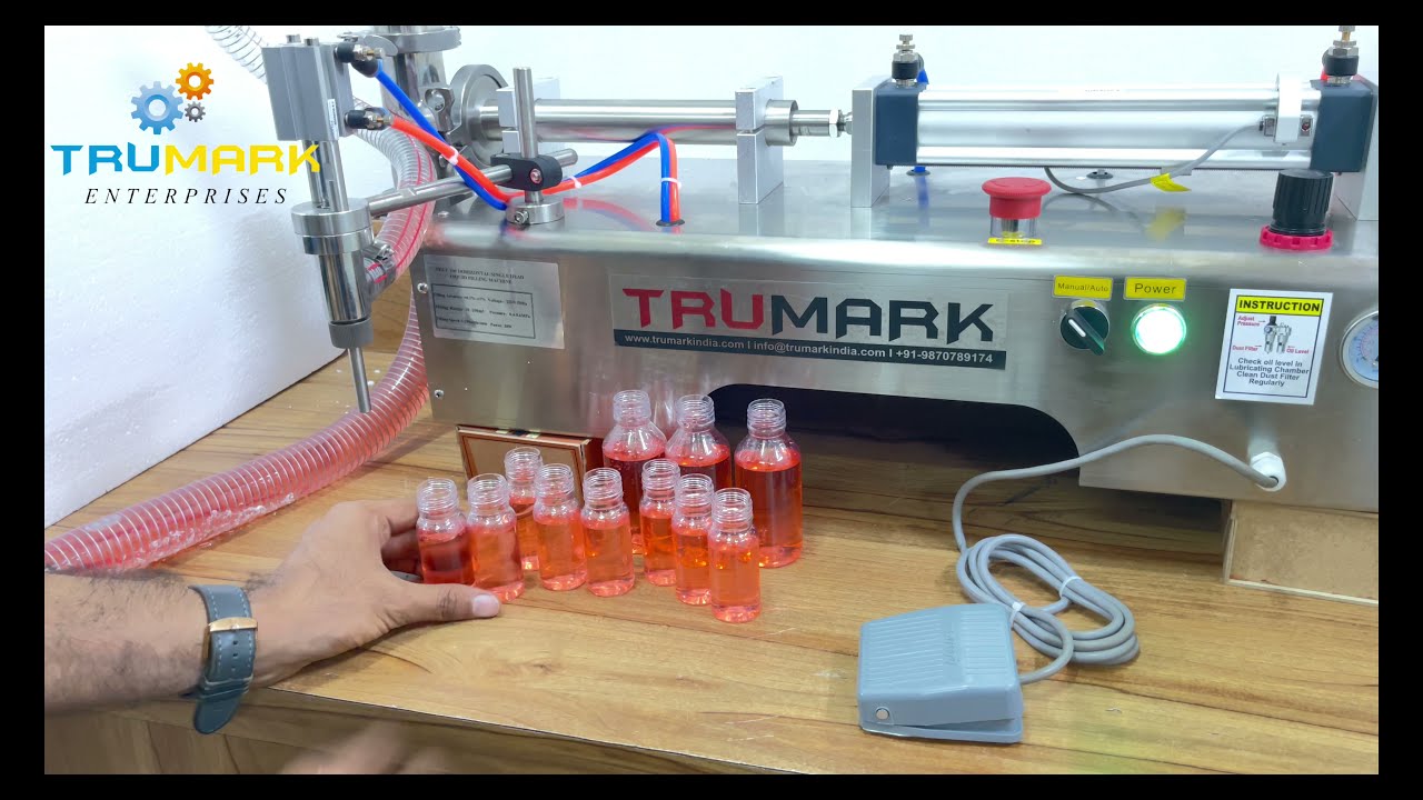 ESSENTIAL OIL LIQUID FILLING MACHINE 10-100ML