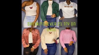 BETTER THAN FASHION NOVA?!| SHEIN (+ FOREVER 21) REVIEW \& TRY ON HAUL