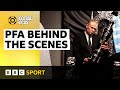 Behind the scenes at the pfa awards with haaland saka james rodri and more  bbc sport
